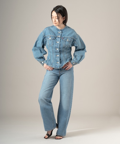Levi's(リーバイス)の「Levi's/リーバイス RIBCAGE WIDE LEG ジーンズ ミディアムインディゴ(デニムパンツ・レディース・ブルー系その他・23inch/24inch/26inch/27inch)」の17枚目の写真