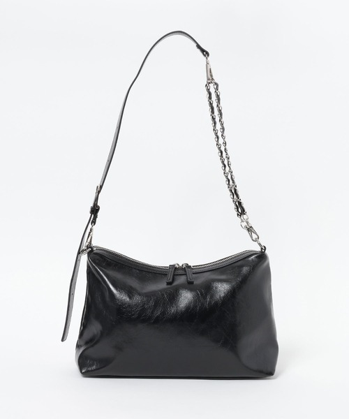 LOWRYS FARM（ローリーズファーム）の「チェーンツキ２ＷＡＹショルダー　634539（ショルダーバッグ・レディース・ブラック/ブラウン/ベージュ・FREE）」の7枚目の写真