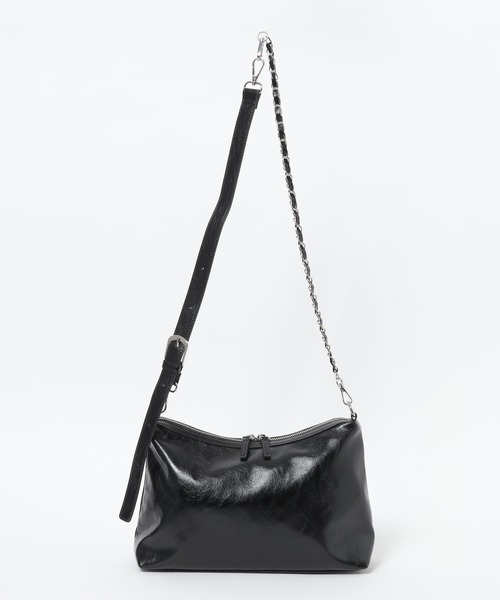 LOWRYS FARM（ローリーズファーム）の「チェーンツキ２ＷＡＹショルダー　634539（ショルダーバッグ・レディース・ブラック/ブラウン/ベージュ・FREE）」の9枚目の写真