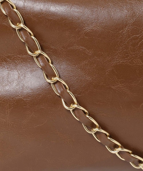 LOWRYS FARM（ローリーズファーム）の「チェーンツキ２ＷＡＹショルダー　634539（ショルダーバッグ・レディース・ブラック/ブラウン/ベージュ・FREE）」の4枚目の写真