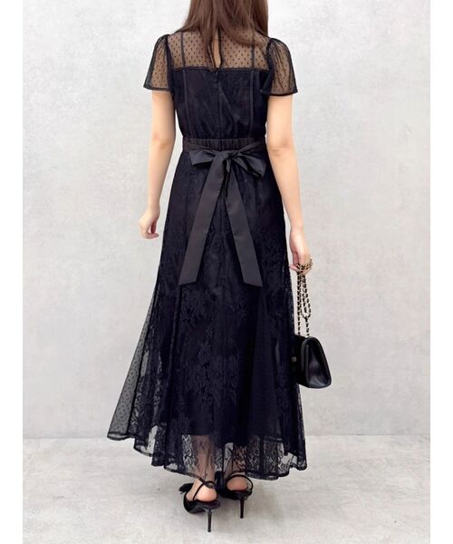 dazzlin（ダズリン）の「MIXレースマーメイドドレス（ドレス・レディース・ブルー/アイボリー/ブラック/ピンク・SMALL/MEDIUM）」の8枚目の写真