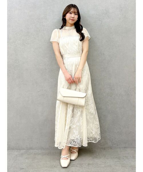 dazzlin（ダズリン）の「MIXレースマーメイドドレス（ドレス・レディース・ブルー/アイボリー/ブラック/ピンク・SMALL/MEDIUM）」の12枚目の写真