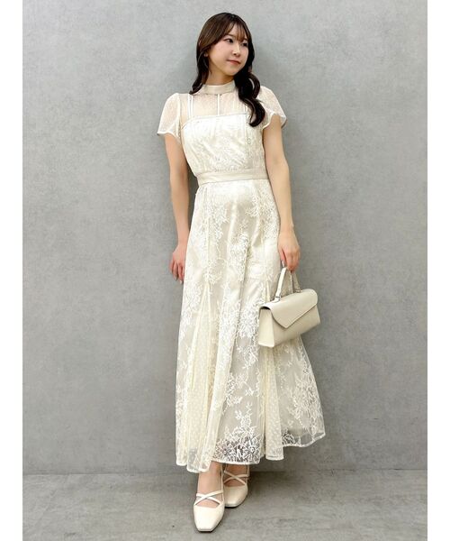 dazzlin（ダズリン）の「MIXレースマーメイドドレス（ドレス・レディース・ブルー/アイボリー/ブラック/ピンク・SMALL/MEDIUM）」の13枚目の写真