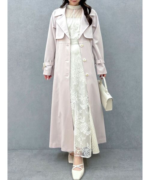 dazzlin（ダズリン）の「MIXレースマーメイドドレス（ドレス・レディース・ブルー/アイボリー/ブラック/ピンク・SMALL/MEDIUM）」の19枚目の写真