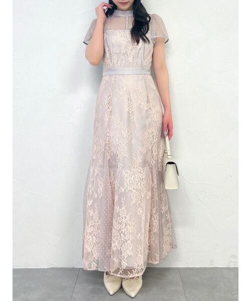 dazzlin（ダズリン）の「MIXレースマーメイドドレス（ドレス・レディース・ブルー/アイボリー/ブラック/ピンク・SMALL/MEDIUM）」の21枚目の写真