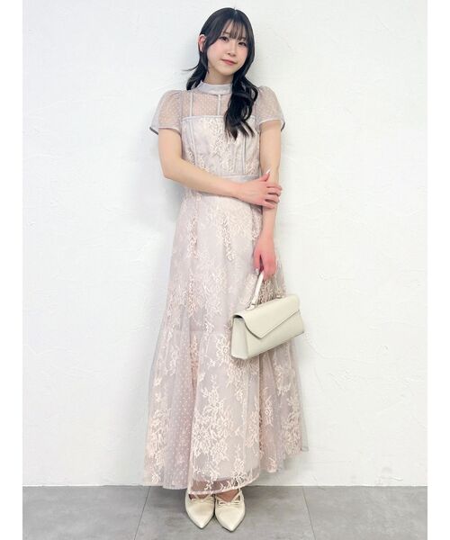 dazzlin（ダズリン）の「MIXレースマーメイドドレス（ドレス・レディース・ブルー/アイボリー/ブラック/ピンク・SMALL/MEDIUM）」の22枚目の写真