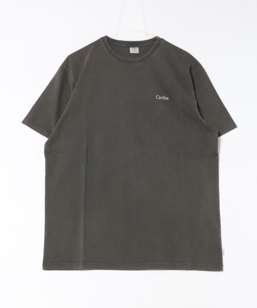 ムラサキスポーツ(ムラサキスポーツ)の「CIVILIST/シビリスト CIVI MINI LOGO T(Tシャツ/カットソー・メンズ・ホワイト/ブラック・M/L)」の2枚目の写真