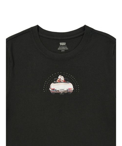 Levi's(リーバイス)の「Levi's/リーバイス グラフィックフェイバリットTシャツ(Tシャツ/カットソー・レディース・ブラック・XS/S/M)」の6枚目の写真
