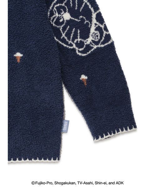 ドラえもん】【メンズ】ベビモコジャガードカーディガン（ルームウェア