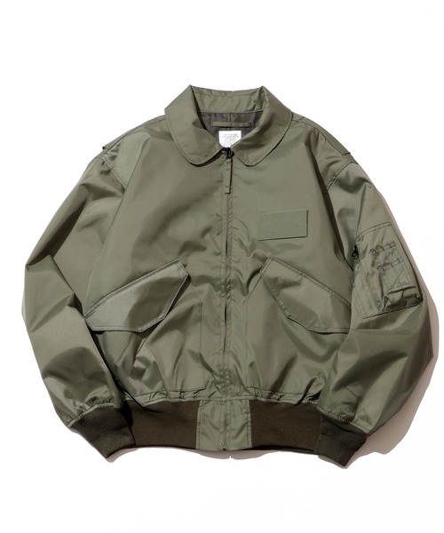 CORPUS TOKYO（コーパス トーキョー）の「【HOUSTON/ヒューストン】FLIGHT JACKET/フライトジャケット（ブルゾン・メンズ・ブラック/セージグリーン/ネイビー/タン・S/M/L/XL）」の3枚目の写真