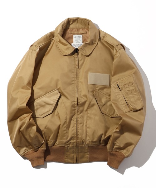 CORPUS TOKYO（コーパス トーキョー）の「【HOUSTON/ヒューストン】FLIGHT JACKET/フライトジャケット（ブルゾン・メンズ・ブラック/セージグリーン/ネイビー/タン・S/M/L/XL）」の2枚目の写真