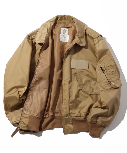 CORPUS TOKYO（コーパス トーキョー）の「【HOUSTON/ヒューストン】FLIGHT JACKET/フライトジャケット（ブルゾン・メンズ・ブラック/セージグリーン/ネイビー/タン・S/M/L/XL）」の5枚目の写真
