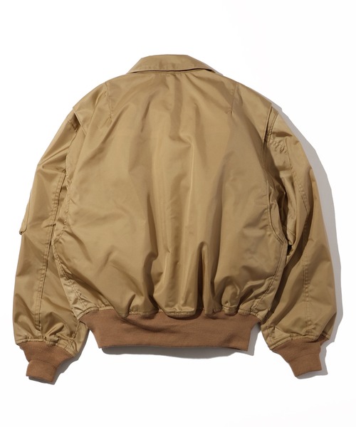 CORPUS TOKYO（コーパス トーキョー）の「【HOUSTON/ヒューストン】FLIGHT JACKET/フライトジャケット（ブルゾン・メンズ・ブラック/セージグリーン/ネイビー/タン・S/M/L/XL）」の7枚目の写真