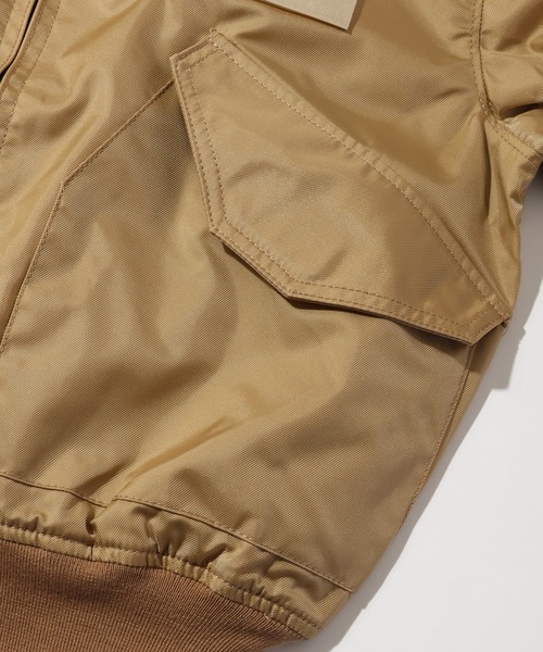 CORPUS TOKYO（コーパス トーキョー）の「【HOUSTON/ヒューストン】FLIGHT JACKET/フライトジャケット（ブルゾン・メンズ・ブラック/セージグリーン/ネイビー/タン・S/M/L/XL）」の10枚目の写真