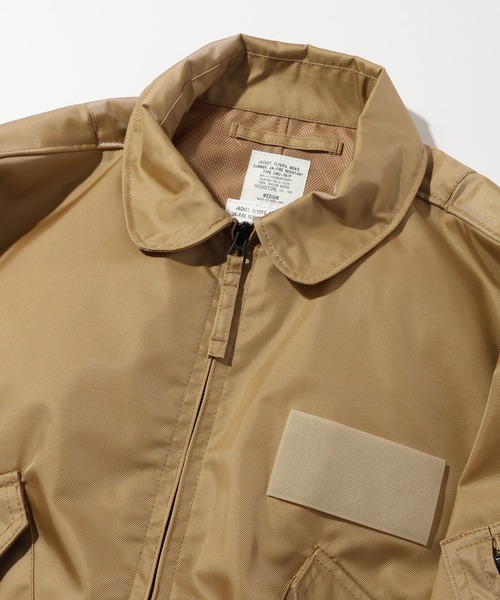 CORPUS TOKYO（コーパス トーキョー）の「【HOUSTON/ヒューストン】FLIGHT JACKET/フライトジャケット（ブルゾン・メンズ・ブラック/セージグリーン/ネイビー/タン・S/M/L/XL）」の8枚目の写真