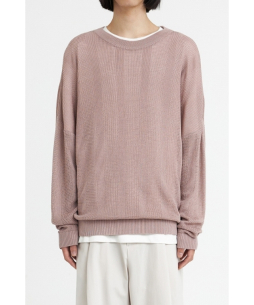 YOUTH(ユース)の「Lightweight Crew-Neck Knit - Lilac(ニット/セーター・メンズ・その他・M/L)」の2枚目の写真