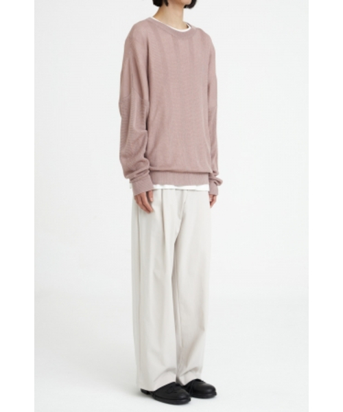 YOUTH(ユース)の「Lightweight Crew-Neck Knit - Lilac(ニット/セーター・メンズ・その他・M/L)」の3枚目の写真