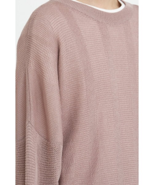 YOUTH(ユース)の「Lightweight Crew-Neck Knit - Lilac(ニット/セーター・メンズ・その他・M/L)」の4枚目の写真