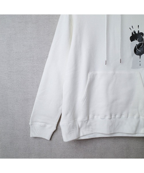 DIM MAK（ディムマック）の「【PH1】【DIM MAK】96 LOGO PRINT PARKA DIM-16SCS-002（パーカー・レディース・ホワイト・MEDIUM）」の6枚目の写真