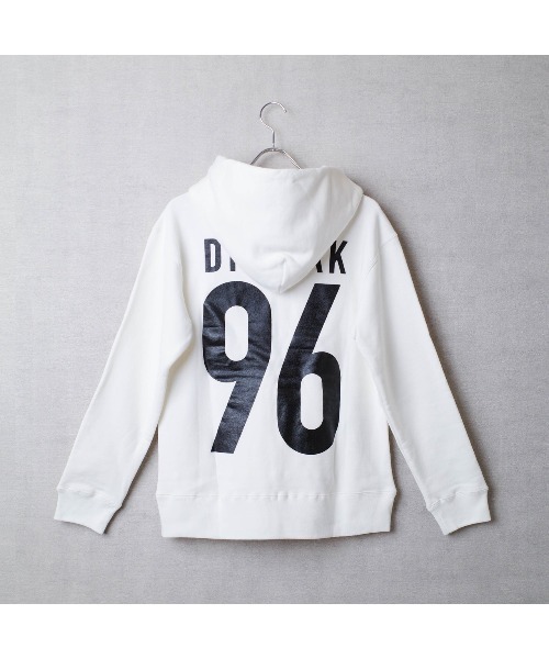 DIM MAK（ディムマック）の「【PH1】【DIM MAK】96 LOGO PRINT PARKA DIM-16SCS-002（パーカー・レディース・ホワイト・MEDIUM）」の2枚目の写真