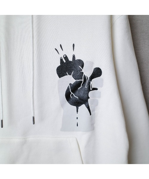 DIM MAK（ディムマック）の「【PH1】【DIM MAK】96 LOGO PRINT PARKA DIM-16SCS-002（パーカー・レディース・ホワイト・MEDIUM）」の5枚目の写真