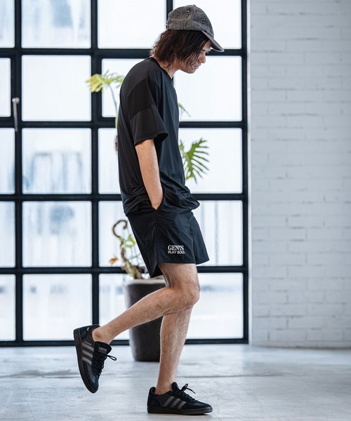 CAMBIO(カンビオ)の「mt10187-Mixed Material Random Patchwork Tee Tシャツ(S64526cmb)(Tシャツ/カットソー・メンズ・ホワイト/ブラック・S/M/L)」の8枚目の写真