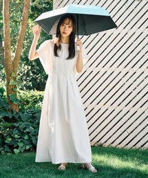 estaa（エスタ）の「遮光100% 晴雨兼用 折りたたみ日傘 自動開閉 コンパクト "ミラクルテック プロテクション"（折りたたみ傘）」