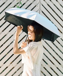 estaa（エスタ）の「遮光100% 晴雨兼用 折りたたみ日傘 自動開閉 コンパクト "ミラクルテック プロテクション"（折りたたみ傘）」