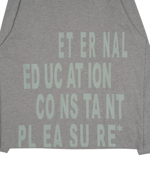 THECOLDESTMOMENT(ザコールデストモーメント)の「TCM eternal long sleeve (grey)(Tシャツ/カットソー・レディース・その他・M/L)」の4枚目の写真