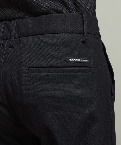 HIDEAWAYS NICOLE(ハイダウェイニコル)の「【HIDEAWAYS BLACK】ガムストレッチブライトシャンブレー イージースラックス(その他パンツ・メンズ・ブラック/ネイビー・XL/M/L/S)」の13枚目の写真