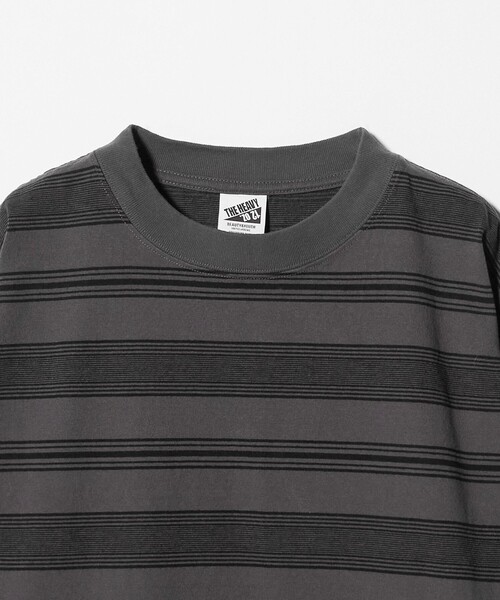 BEAUTY&YOUTH UNITED ARROWS（ビューティーアンドユースユナイテッドアローズ）の「12oz ヘビーウェイト ボーダー クルーネック カットソー（Tシャツ/カットソー・メンズ・ダークグレー/ライトブルー/ホワイト・XL/M/XXL/L/S）」の13枚目の写真