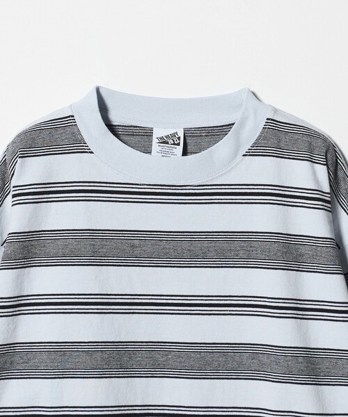 BEAUTY&YOUTH UNITED ARROWS（ビューティーアンドユースユナイテッドアローズ）の「12oz ヘビーウェイト ボーダー クルーネック カットソー（Tシャツ/カットソー・メンズ・ダークグレー/ライトブルー/ホワイト・XL/M/XXL/L/S）」の18枚目の写真