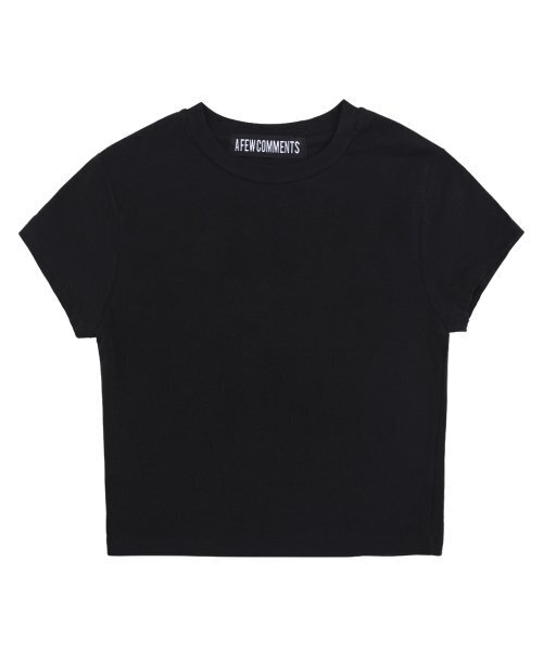 A FEW COMMENTS（アフューコメンツ）の「ベーシッククロップTシャツ ブラック（Tシャツ/カットソー・レディース・その他・FREE）」の4枚目の写真