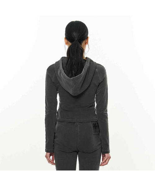 KIMZISU(キムジス)の「Patch Slim Hoodie _ Dark Grey(パーカー・レディース・その他・M/S)」の6枚目の写真