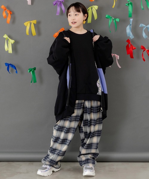 ScoLar Parity（スカラーパリティ）の「353144：ちびドラゴンなりきり変身パーカー（パーカー・レディース・パープル/ブラック・M）」の3枚目の写真