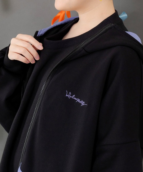 ScoLar Parity（スカラーパリティ）の「353144：ちびドラゴンなりきり変身パーカー（パーカー・レディース・パープル/ブラック・M）」の14枚目の写真