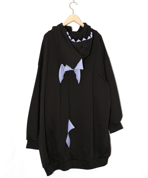 ScoLar Parity（スカラーパリティ）の「353144：ちびドラゴンなりきり変身パーカー（パーカー・レディース・パープル/ブラック・M）」の21枚目の写真