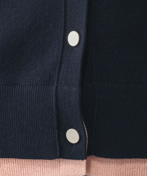 GLOBAL WORK（グローバルワーク）の「スウェットライククルーカーディガン/632604（カーディガン/ボレロ・レディース・レッド/ライトグレー/ネイビー/ベージュ/ダークブラウン/ブラウン/グレイッシュベージュ・LARGE/MEDIUM）」の9枚目の写真