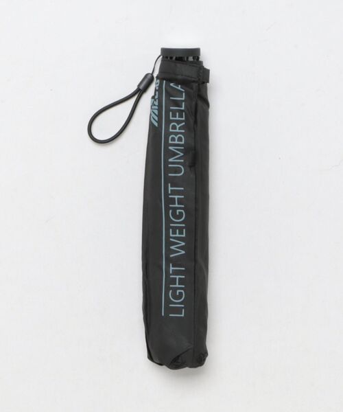 MIZUNO（ミズノ　）の「折りたたみ傘 雨傘 耐風 軽量 ワンポイント ロゴ（折りたたみ傘・メンズ・ブラック/ダークブルー/ライトグレー・FREE）」の4枚目の写真