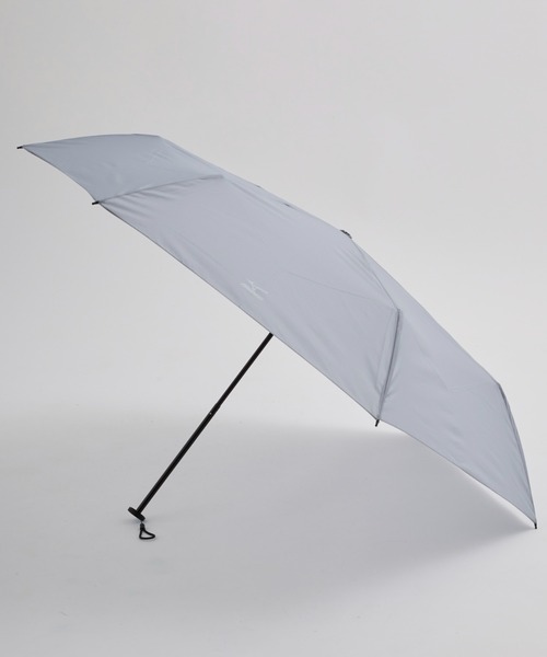 MIZUNO（ミズノ　）の「折りたたみ傘 雨傘 耐風 軽量 ワンポイント ロゴ（折りたたみ傘・メンズ・ブラック/ダークブルー/ライトグレー・FREE）」の6枚目の写真