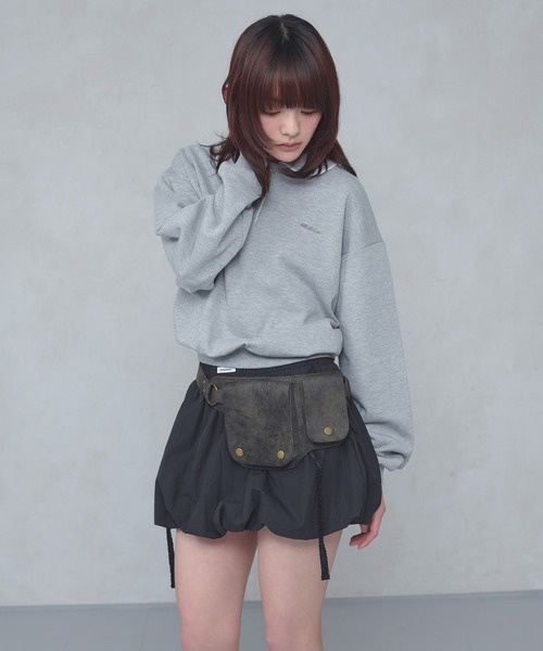 FCMM(エフシーエムエム)の「【日本限定】SWEAT POLO SHIRT / スウェットポロシャツ(スウェット・レディース・ネイビー/アイボリー/グレー・MEDIUM/SMALL)」の4枚目の写真