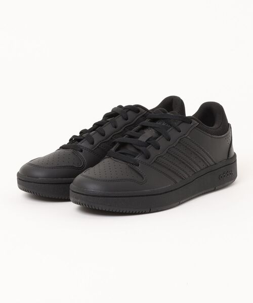 adidas(アディダス)の「【adidas】HOOPS CLASSIC(スニーカー・メンズ・ブラック×ブラック・25.0cm/25.5cm/26.0cm/26.5cm/27.0cm/27.5cm/28.0cm/29.0cm)」の1枚目の写真