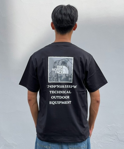 THE NORTH FACE(ザノースフェイス)の「【THE NORTH FACE】S/S Half Dome Square Logo Tee(Tシャツ/カットソー・メンズ・ホワイト/ブラック/レッド・MEDIUM/LARGE/X-LARGE)」の2枚目の写真