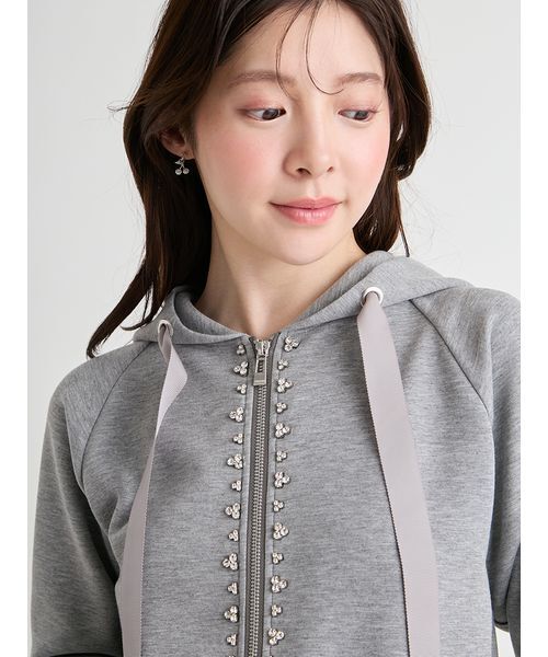 新品☆ ANAYI タフタフードブルゾン/セオリー、23区、ロペ、セルフォード UVカット】ティアードフリル撥水ブルゾン（ブルゾン）｜CELFORD（セル