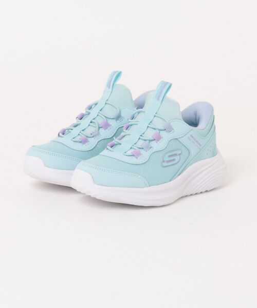 SKECHERS（スケッチャーズ）の「《SKECHERS》BOUNDER PRO（スニーカー・キッズ・ブラック/ラベンダー/ミント/ライトピンク・16.5cm/18.5cm/18.0cm/17.5cm/17.0cm/22.0cm/21.5cm/21.0cm/20.5cm/20.0cm/19.5cm/19.0cm）」の2枚目の写真