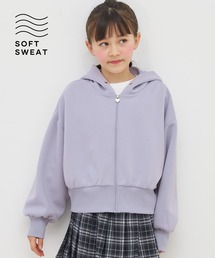 coca（coca）（コカ）の「キッズ　ソフトスウェットジップアップパーカー（パーカー）」