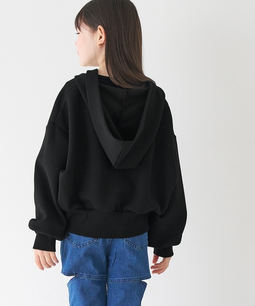 coca（coca）（コカ）の「キッズ　ソフトスウェットジップアップパーカー（パーカー・キッズ・ラベンダー/ブラック・120/130/140/150）」の15枚目の写真