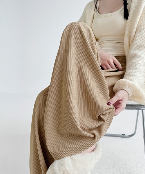 Miniministore（ミニミニストア）の「コーデュロイパンツレディースワイドパンツ（その他パンツ・レディース・ダークブラウン/ブラウン/アイボリー/ブラック/ベージュ・FREE）」の20枚目の写真