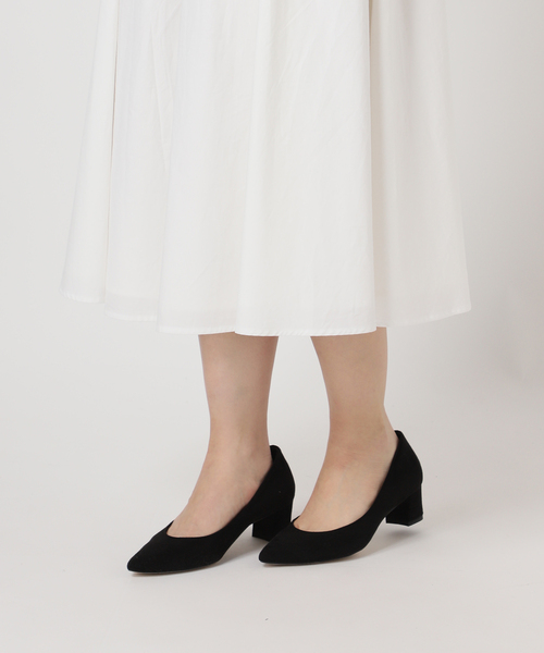 U by SPICK&SPAN(ユーバイスピックアンドスパン)の「カットドッキングギャザースカート(スカート・レディース・ブラック/ホワイト・FREE)」の21枚目の写真