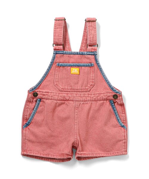 BREEZE(ブリーズ)の「Im Jelly 加工ショートサロペット(サロペット/オーバーオール・キッズ・ピンク/インディゴブルー・90/110/130)」の13枚目の写真